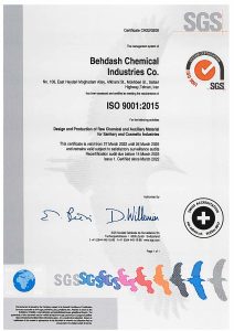 Behdash Chemical Industries Co.-ISO 9001